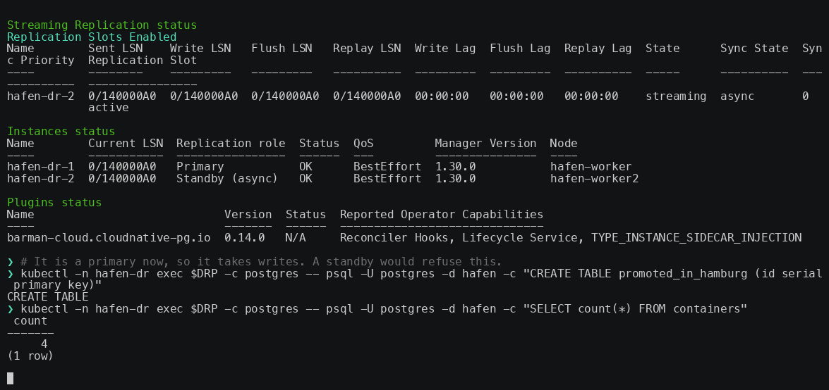 Demo 5: final terminal frame